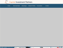 Tablet Screenshot of capitalinvestmentpartners.com.au